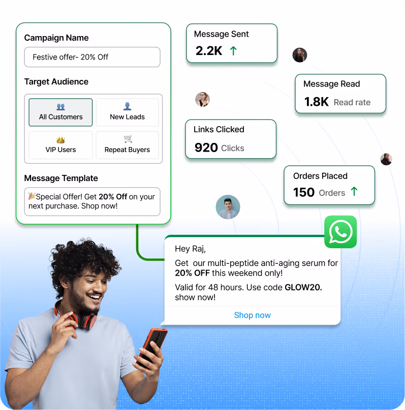 Bulk messaging interface